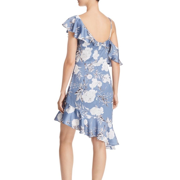 Lucy Paris Emely Asymmetric Floral Print Dress - Picture 3 of 5
